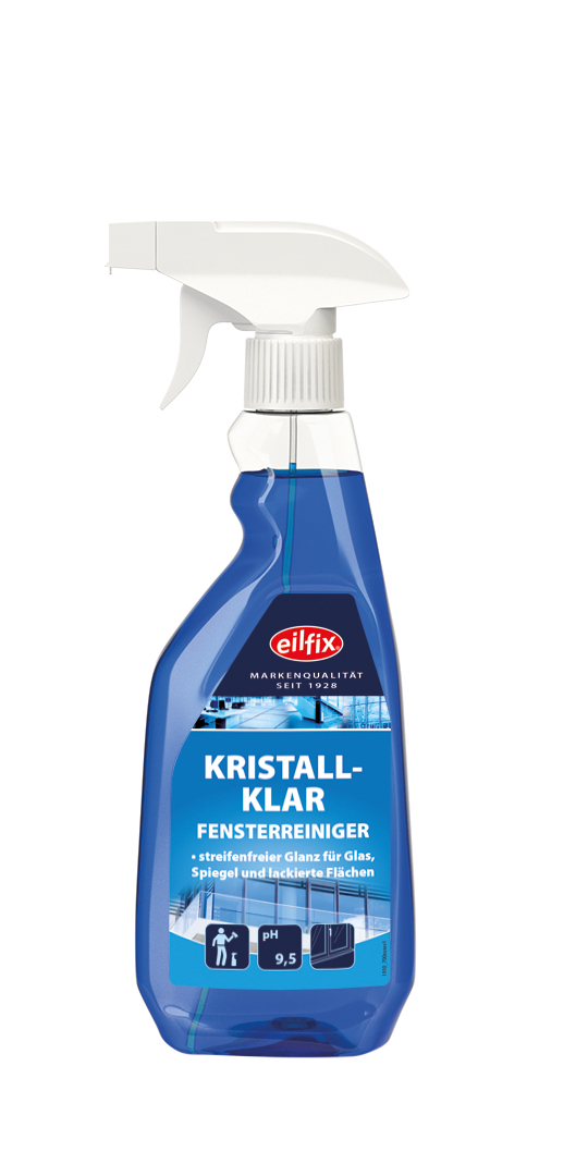 eilfix Kristall-Klar Glasreiniger, mit Schaumaufsatz, 500 ml