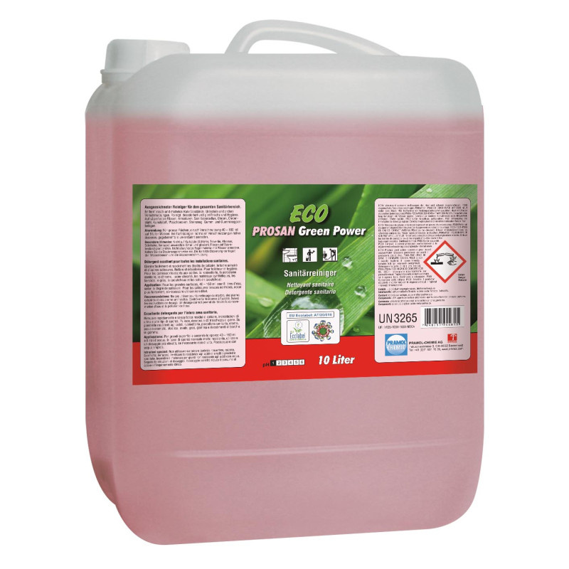 Pramol Eco PROSAN Green Power, 10 Liter Kanister ökologischer Sanitärreiniger