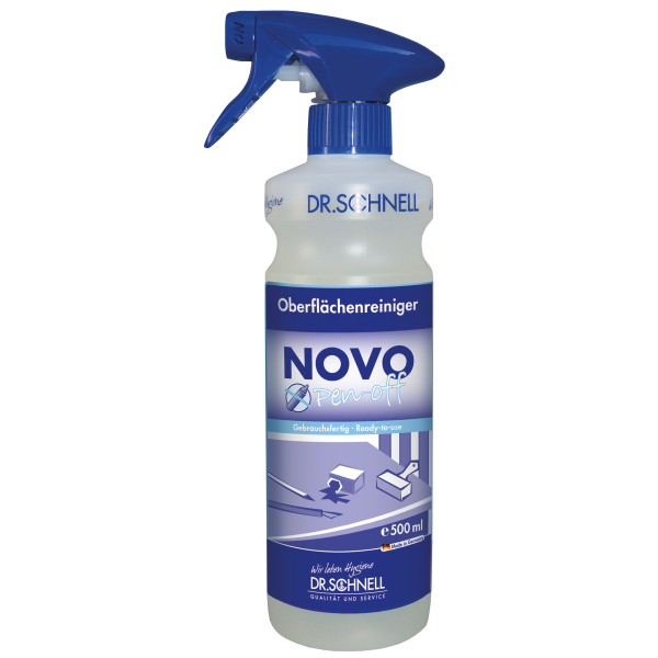 Dr. Schnell Novo Pen-Off, Spezial-Oberflächenreiniger, 500 ml Sprühflasche