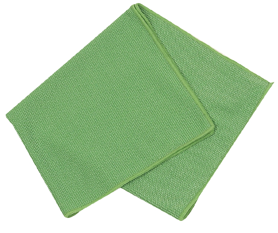 Microfasertuch, 20 Stück/Packung, grün, 32 x 32 cm