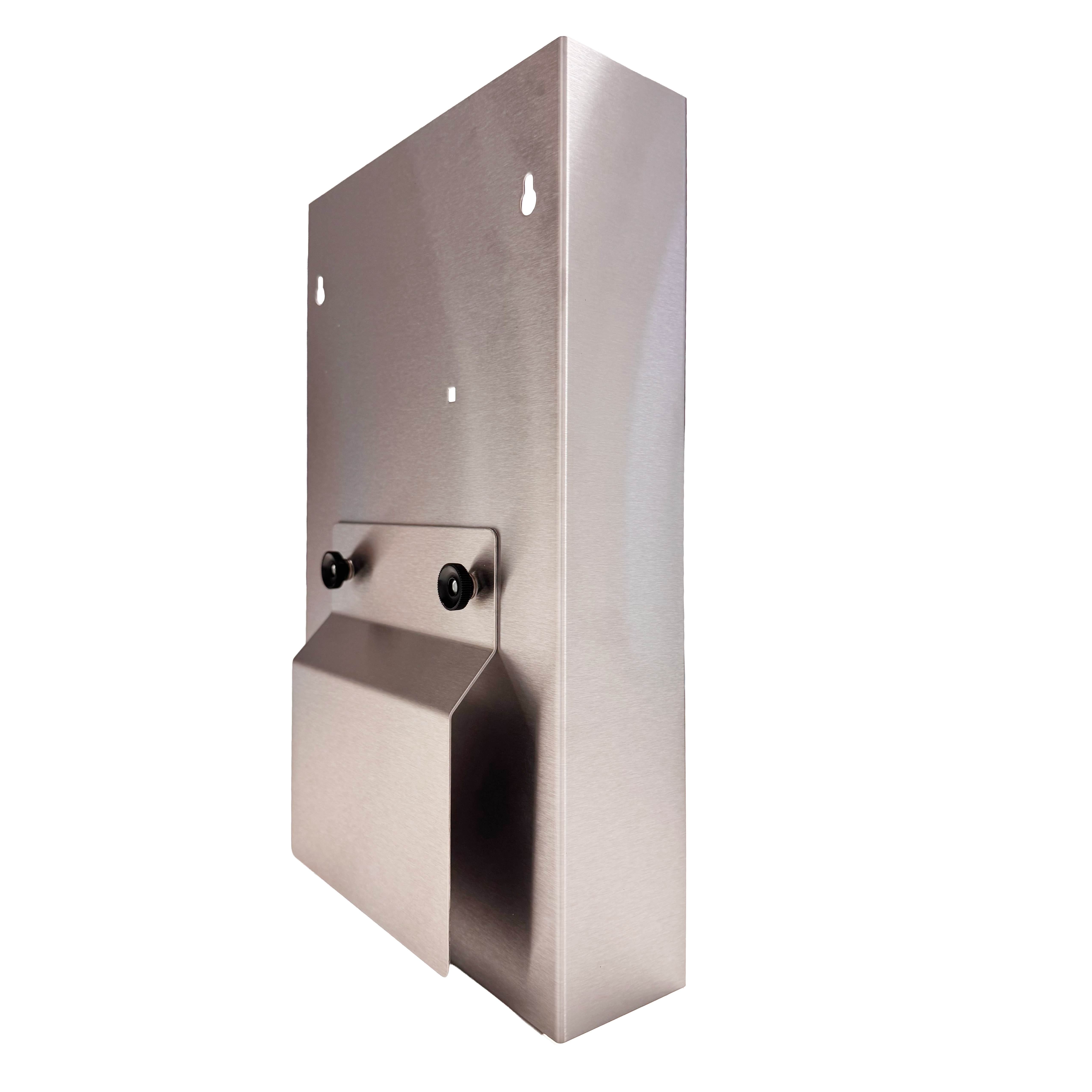 msafe Rundrohr-Erweiterungsset für Handschuhspender am Pflegewagen, aus 1,5 mm starkem Edelstahl