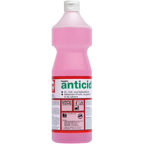 Anticid, Öl-, Fett und Kalkentferner, 1 Flasche, rot, 1 Liter