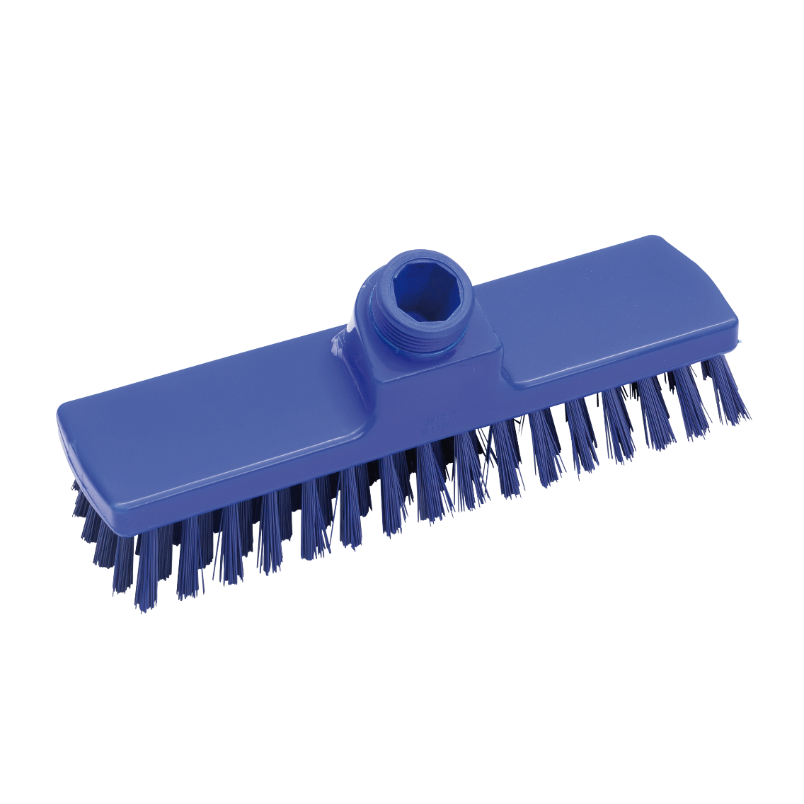haug Schrubber, 225 x 60 mm, hart, blau, Besatz: Polyester PBT Ø 0,5 mm, ungeschlitzt