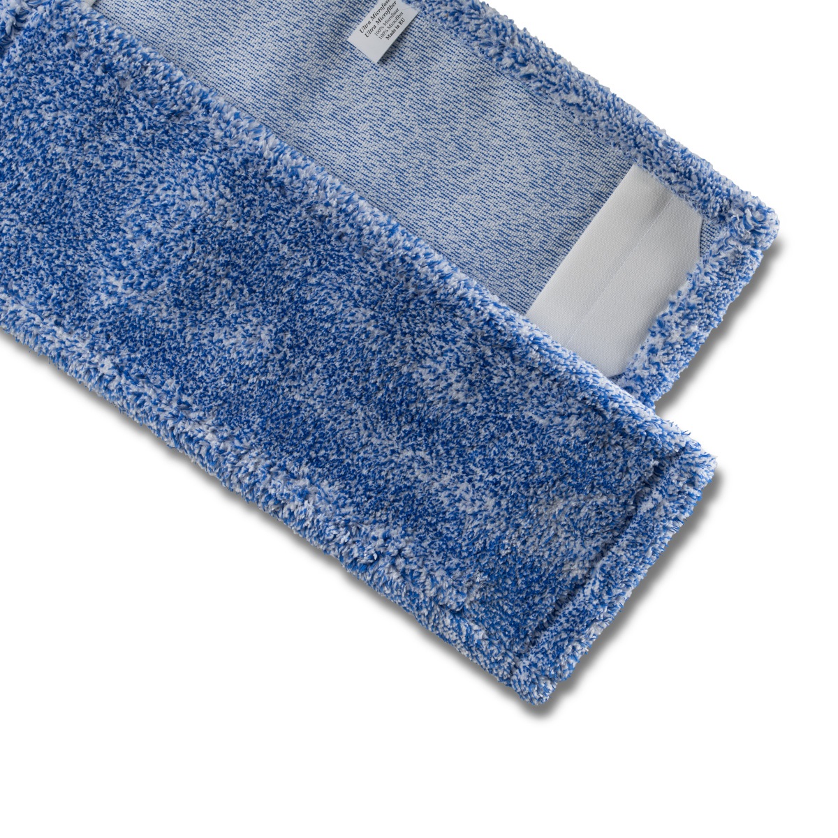 Microfasermopp PREMIUM blau meliert, 40 cm ,  für alle Böden geeignet