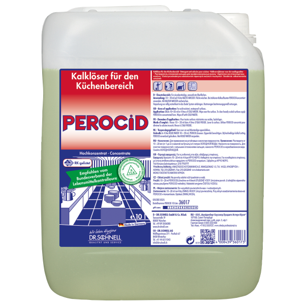 Dr. Schnell Perocid, Kalklöser, 10 Liter Kanister