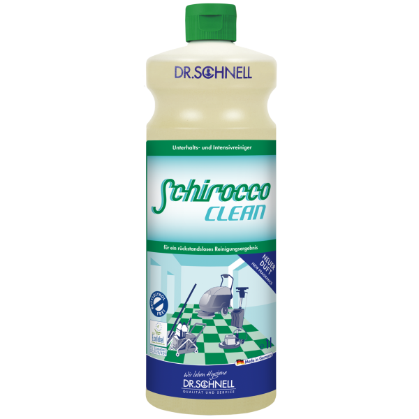 Dr. Schnell Schirocco Clean, Unterhalts-, Intensiv-, Grundreiniger, 1 Liter Flasche