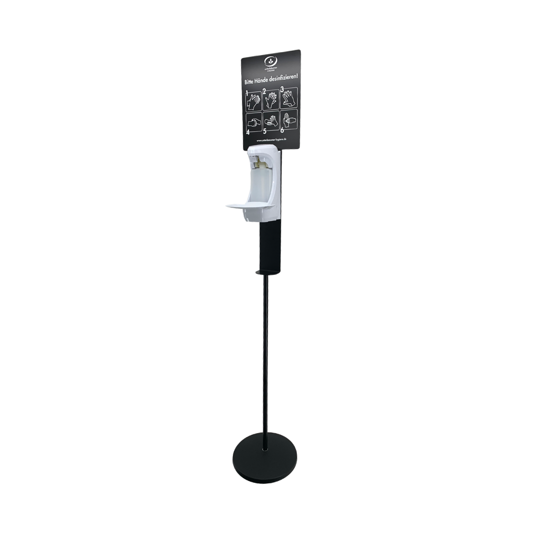 Desinfektionssäulen Set Sensor bestehend aus: 55939, 55940, 55942, schwarz/weiß