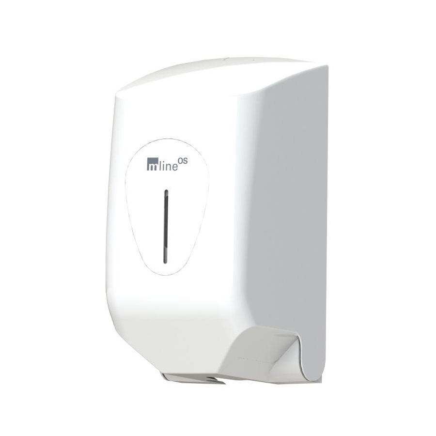 mline OS Mittelzugrollenspender klein, Kunststoff, weiß, 144 mm