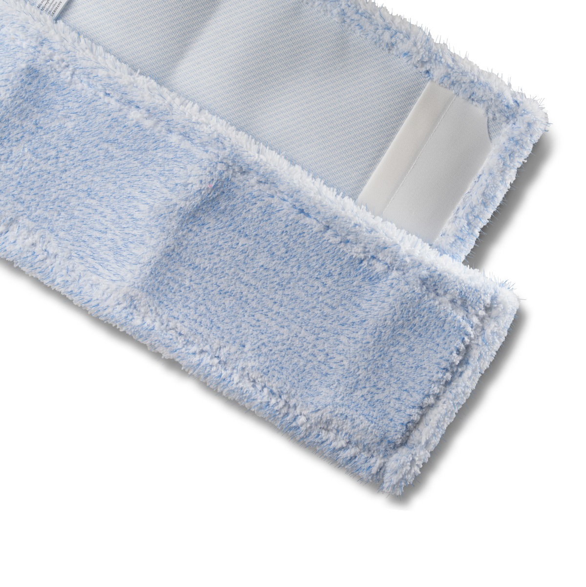 Mikrofasermopp PREMIUM Igel geborstet, 40 cm, weiß mit blauen Borsten