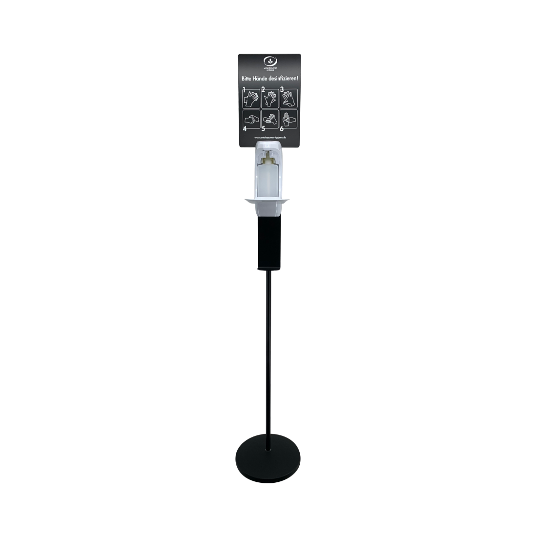 Desinfektionssäulen Set Sensor bestehend aus: 55939, 55940, 55942, schwarz/weiß