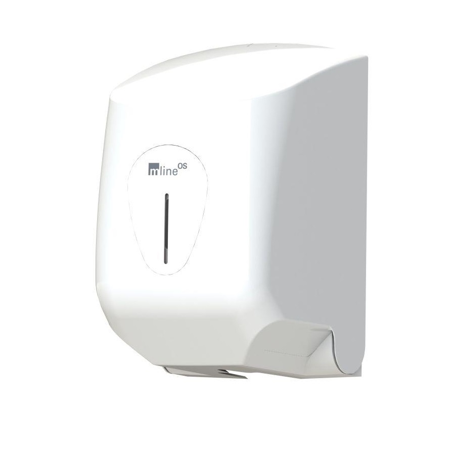mline OS Mittelzugrollenspender groß, Kunststoff, weiß, 205 mm