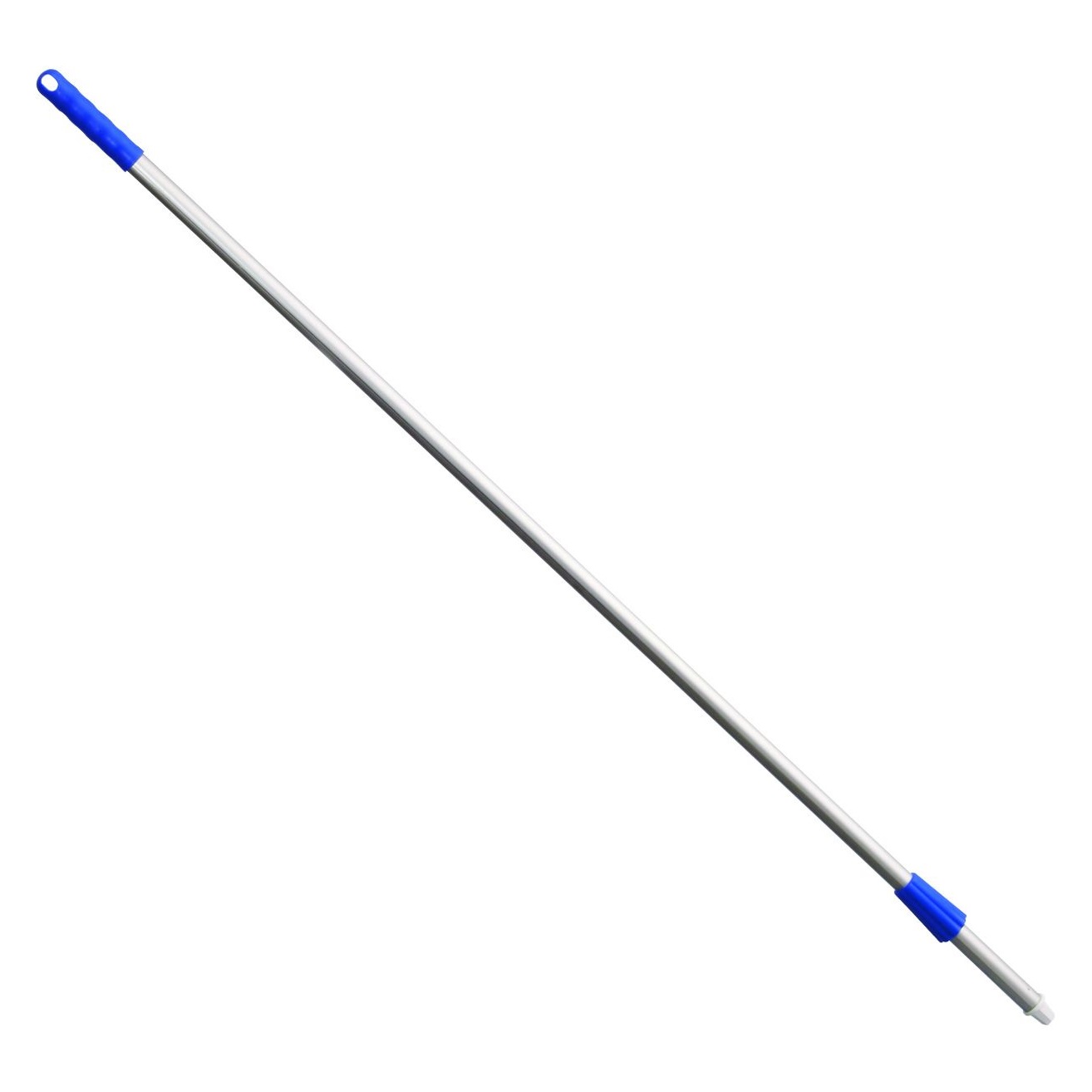 haug Alustiel, 1450mm (Ø 25mm), blaue Kappe, 8 Kant Verschluss und Überwurfmutter