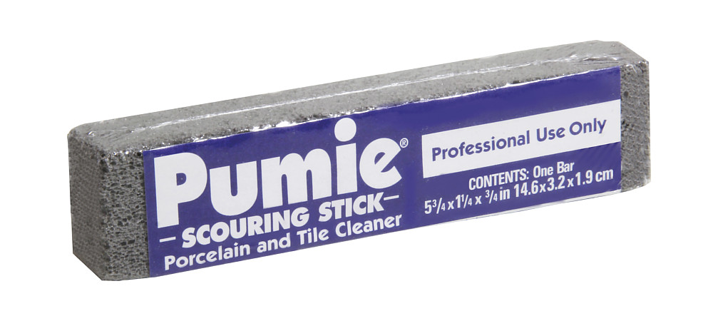 Pumie Stick / Polierstab, Porzellan- und Fliesenreiniger, grau