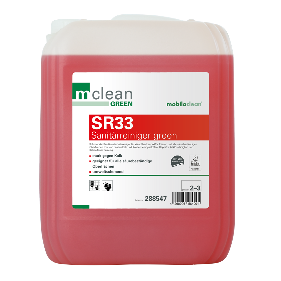 mclean green SR33 ökologischer Sanitärreiniger, 10 Liter Kanister