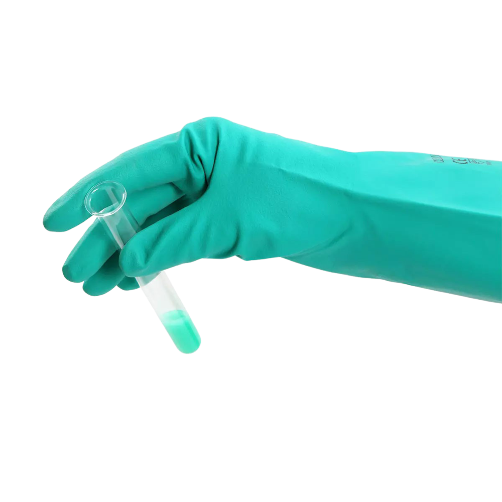 Clean-Expert – Nitril, grün, Gr. XL (10-11), Chemikalienschutzhandschuh, 320 mm, 1 Paar