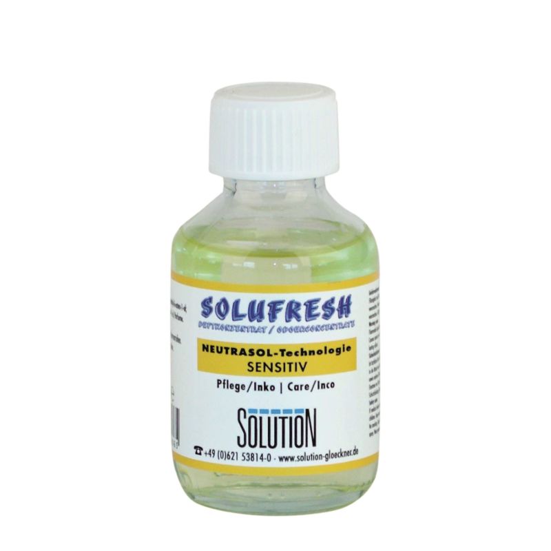 Solufresh Duftkonzentrat Neutrasol Sensitiv, Pflege/Inko, 4 Flaschen + Vliesträger, 4 x 100 ml